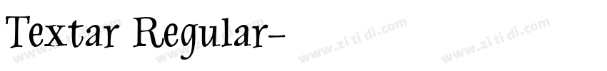 Textar Regular字体转换